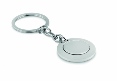 Logo trade corporate gifts image of: Key ring with token Cēsis