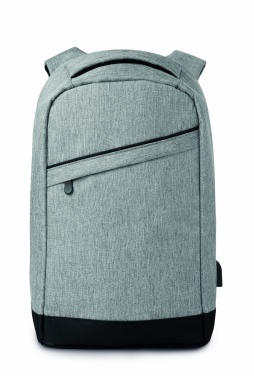 Logotrade promotional gift picture of: 2 tone backpack incl USB plug