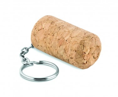 Logo trade promotional gifts picture of: Wine cork key ring