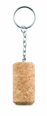 Logo trade advertising product photo of: Wine cork key ring