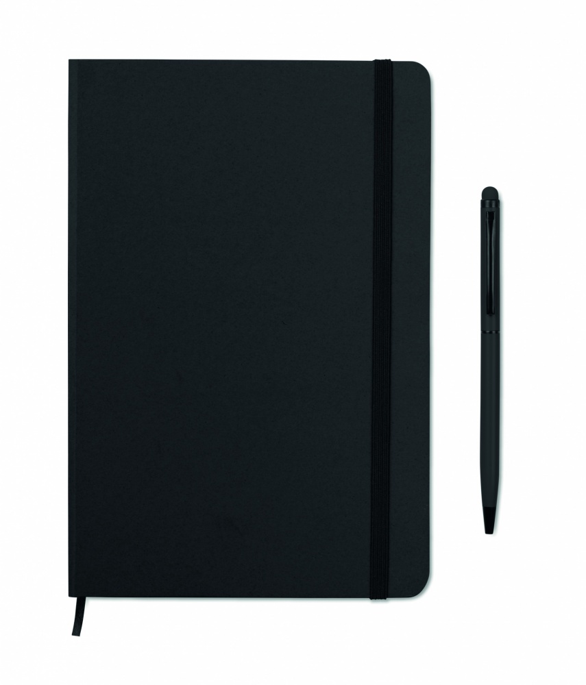 Logotrade promotional gifts photo of: A5 notebook w/stylus 72 lined