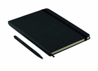 Logo trade promotional gifts picture of: A5 notebook w/stylus 72 lined