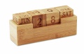 Bamboo calendar, Wood