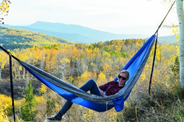 Logo trade business gifts image of: Hammock with mosquito net