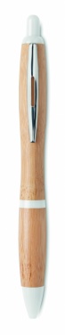 Logo trade advertising products picture of: Ball pen in ABS and bamboo