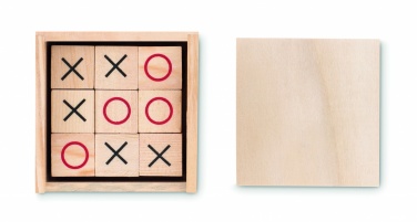 Logotrade corporate gift picture of: Wooden tic tac toe