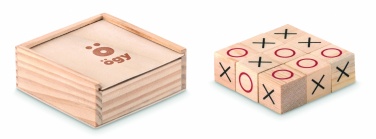 Logo trade promotional products image of: Wooden tic tac toe