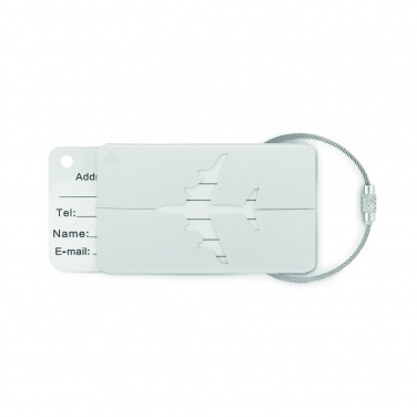 Logotrade corporate gift picture of: Aluminium luggage tag