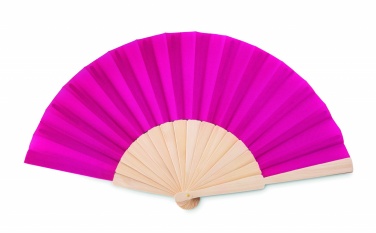 Logo trade promotional product photo of: Manual hand fan wood