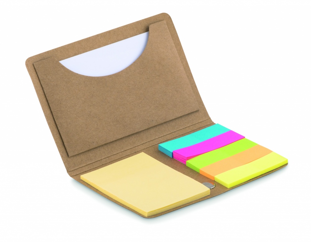 Logo trade business gift photo of: Card holder with memo set