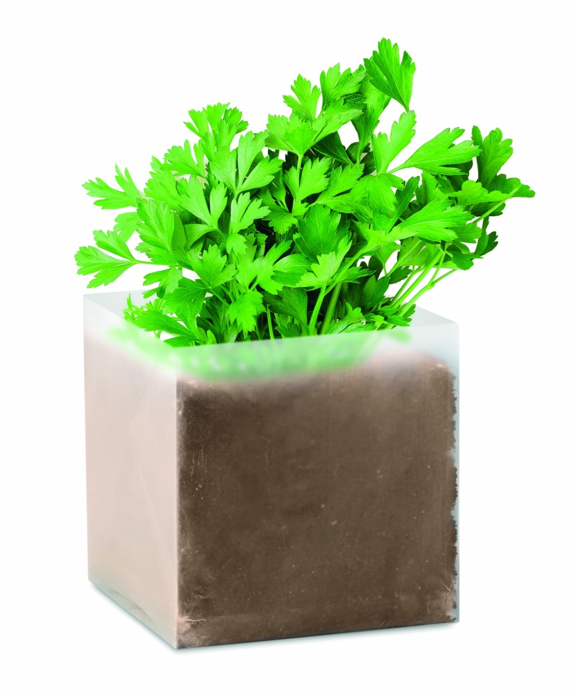 Logotrade promotional product image of: Compost with seeds "PARSLEY"