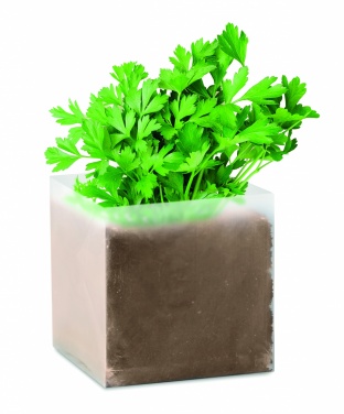 Logo trade advertising products image of: Compost with seeds "PARSLEY"