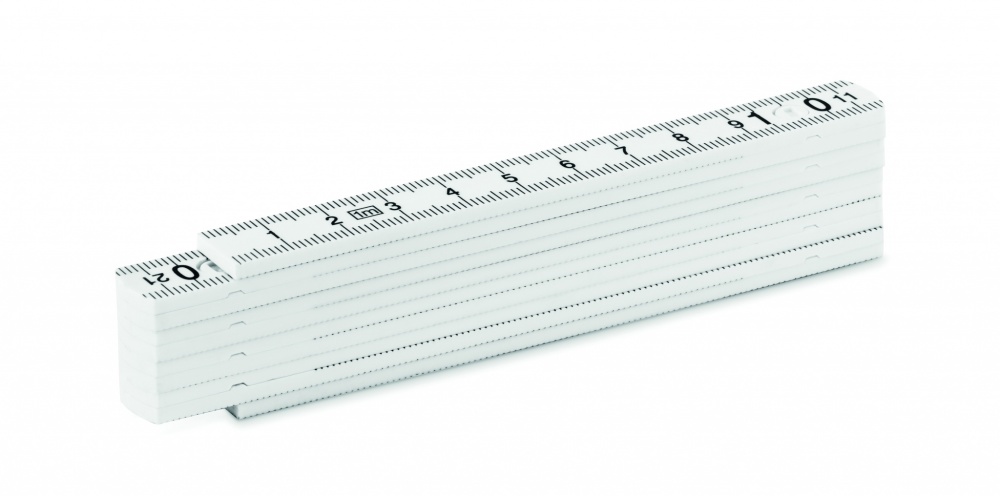 Logo trade promotional gift photo of: Folding ruler 1m