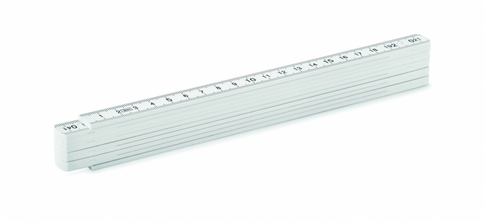 Logo trade promotional gift photo of: Folding ruler 2m