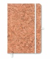 A5 cork notebook 96 lined, White