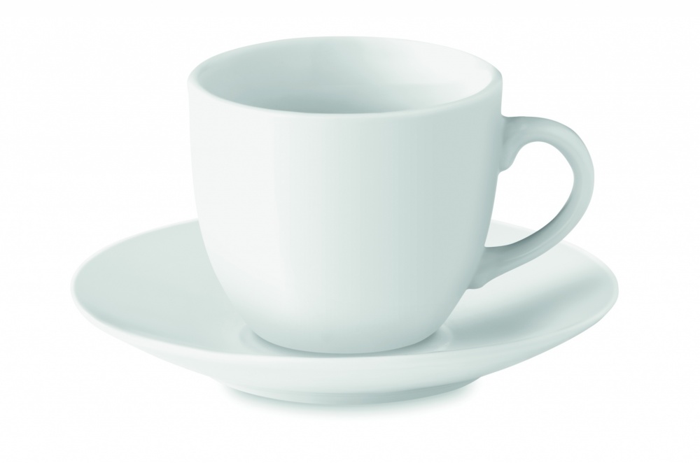 Logotrade promotional giveaway image of: Espresso cup and saucer 80 ml