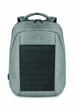 Logo trade advertising products image of: Backpack solar