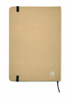 Logo trade promotional gifts picture of: A5 recycled notebook 80 lined