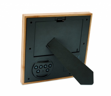 Logo trade promotional items picture of: Photo frame with weather statio