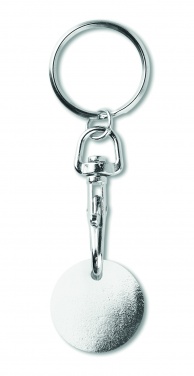 Logotrade promotional item picture of: Key ring token (€uro token)