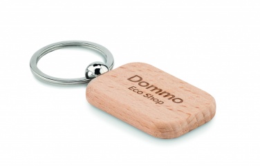 Logotrade corporate gifts photo of: Rectangular wooden key ring Bauska