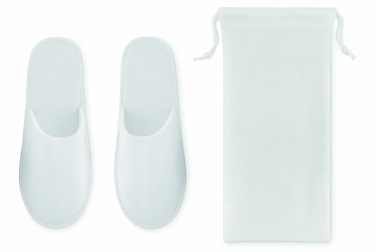 Logo trade promotional item photo of: Pair of slippers in pouch