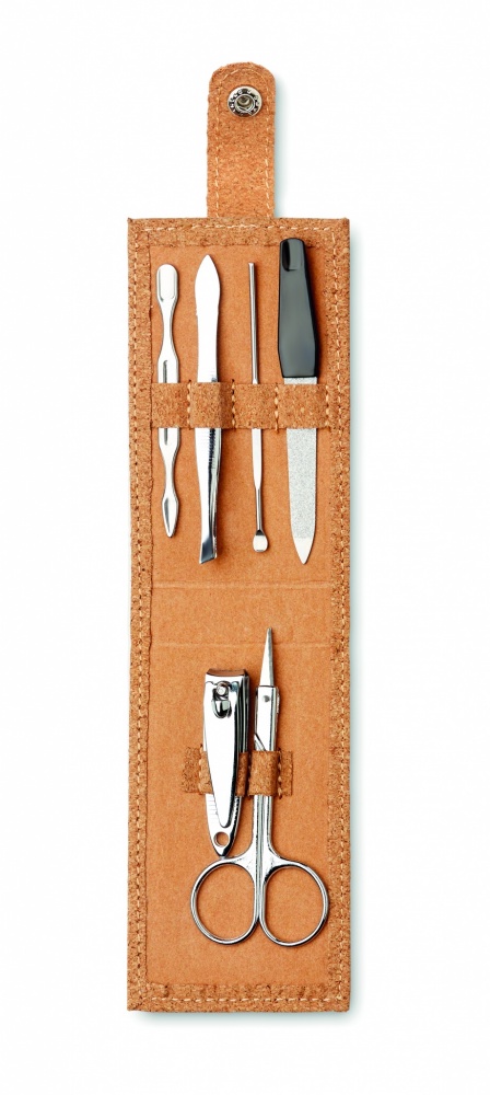 Logotrade promotional giveaways photo of: Cork 6 piece manicure set