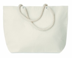 Beach bag with cord handle