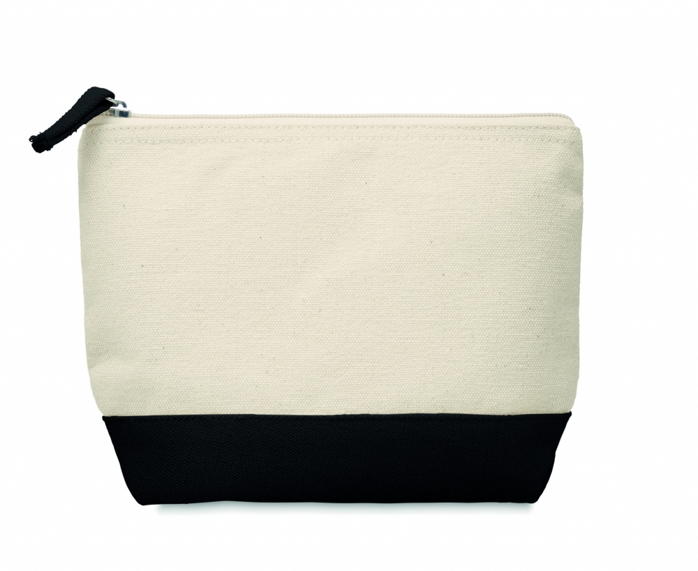 Logotrade promotional products photo of: Bicolour cotton cosmetic bag