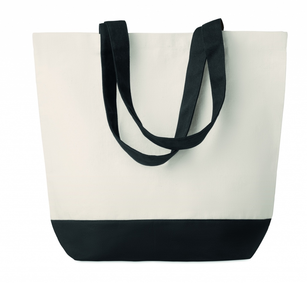 Logo trade advertising product photo of: Canvas beach bag 280gr/m2