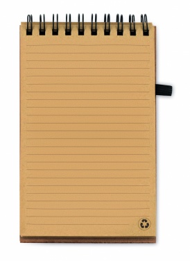 Logotrade promotional item image of: A6 Cork notepad with pen