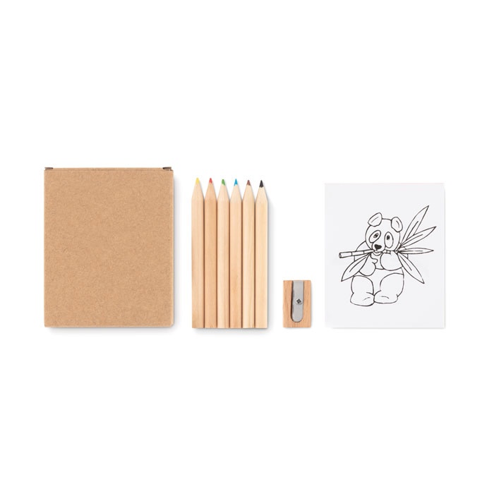 Logo trade promotional merchandise photo of: Colouring set