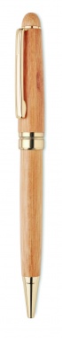 Logo trade promotional gifts picture of: Bamboo twist ball pen in box