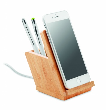 Logotrade corporate gift picture of: Wireless charger pen holder 5W