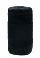 RPET fleece travel blanket, Black