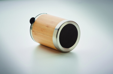 Logo trade corporate gifts image of: Tumbler in bamboo cover 250ml