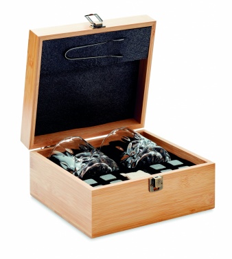 Logotrade corporate gift picture of: Whisky set in bamboo box