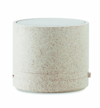 Logo trade corporate gifts picture of: 3W speaker in wheat straw/ABS