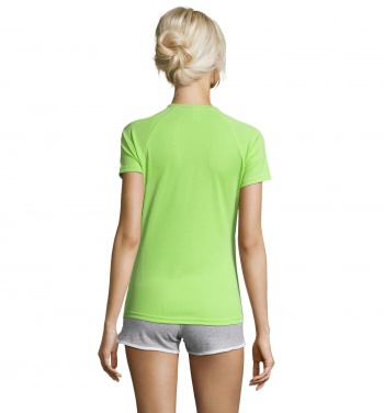 Logo trade corporate gifts image of: SPORTY WOMEN T-SHIRT POLYES