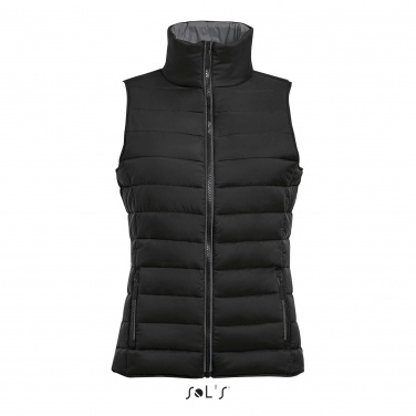 Logo trade corporate gift photo of: WAVE WOMEN BODYWARMER 180g