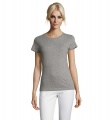 REGENT WOMEN T-SHIRT 150g, Grey Melange