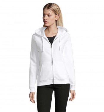 Logo trade advertising products picture of: SPIKE WOMEN ZIP HOOD SWEAT