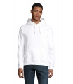 STELLAR Unisex Hooded Sweat, White