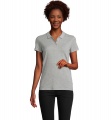 PLANET WOMEN Polo 170g, Grey Melange 2