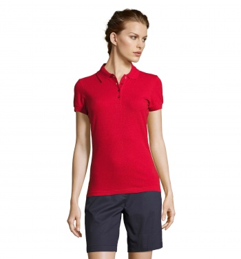 Logo trade promotional merchandise picture of: PEOPLE WOMEN POLO 210g