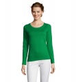 MAJESTIC LG SLEEVE T-SHIRT, Kelly Green