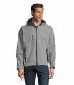 REPLAY men ss jacket 340g, Grey Melange