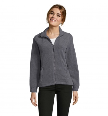 Logo trade promotional gift photo of: NORTH WOMEN ZIPPED FLEECE