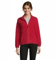 NORTH WOMEN ZIPPED FLEECE, Red