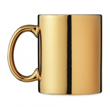 Logo trade promotional gifts picture of: Ceramic mug metallic 300 ml